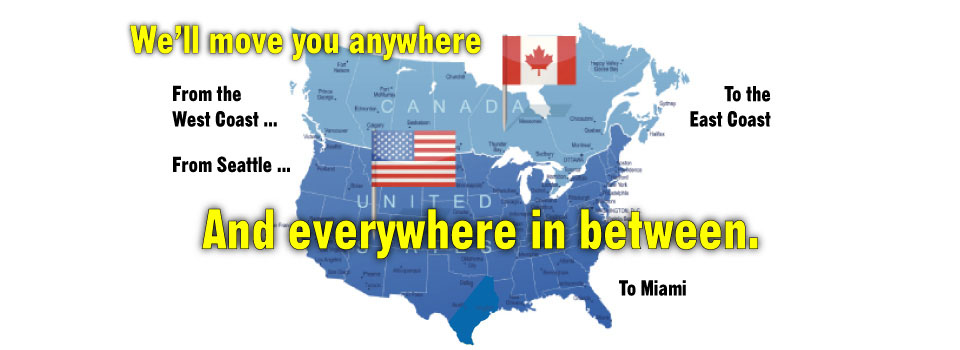 Long Distance Movers Within Canada or to USA